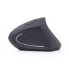 Gembird Ergonomic wireless optical mouse MUSW-ERGO-01, 1600 DPI, USB, black MUSW-ERGO-01