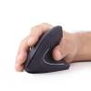 Gembird Ergonomic wireless optical mouse MUSW-ERGO-01, 1600 DPI, USB, black MUSW-ERGO-01