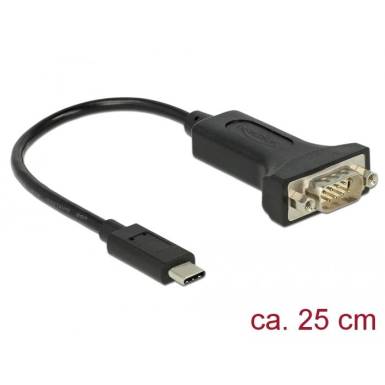 DELOCK Átalakító USB Type-C to Soros DB9 RS-232 63908 DELOCK Átalakító USB Type-C to Soros DB9 RS-232 63908