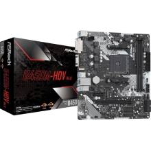 ASRock B450M-HDV R4.0, AM4, DDR4 3200+, 4 SATA3, HDMI, DVI-D, D-Sub B450M-HDV R4.0 ASRock B450M-HDV R4.0, AM4, DDR4 3200+, 4 SATA3, HDMI, DVI-D, D-Sub B450M-HDV R4.0