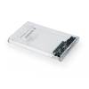 Gembird HDD/SSD enclosure for 2.5'' SATA - USB 3.0, 9.5mm, transparent plastic EE2-U3S9-6