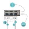 i-tec USB 3.0 Charging HUB 10 port + Power Adapter 48W 10x USB 3.0 charging port U3CHARGEHUB10
