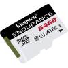 Kingston 64GB microSDXC Endurance 95R/30W C10 A1 UHS-I Csak kártya SDCE/64GB