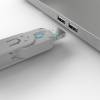 LINDY Dugó biztonsági USB + kulcs, kék (kulcs + 4db dugó) 40452