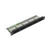 NIKOMAX Patch panel, 50port Cat3, 110/KRONE, fekete NMC-RP50UC3-1U-BK