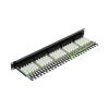 NIKOMAX Patch panel, 50port Cat3, 110/KRONE, fekete NMC-RP50UC3-1U-BK