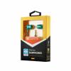 CANYON CANYON Stereo earphone with microphone, 1.2m flat cable, Green, 22*12*12mm, 0.013kg CNS-CEP4G