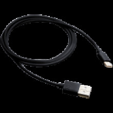 CANYON CANYON Type C USB Standard cable, cable length 1m, Black, 15*8.2*1000mm, 0.018kg CNE-USBC1B
