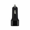 CANYON CANYON Universal 3xUSB car adapter(1 USB with Quick Charger QC3.0), Input 12-24V, Output USB/5V-2.1A+QC3.0/5V-2.4A&9V-2A&12V-1.5A, with Smart IC, black rubber coating+black metal ring+QC3.0 port with blue/other ports in orange, 66*35.2*2