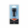 CANYON CANYON Universal 3xUSB car adapter(1 USB with Quick Charger QC3.0), Input 12-24V, Output USB/5V-2.1A+QC3.0/5V-2.4A&9V-2A&12V-1.5A, with Smart IC, black rubber coating+black metal ring+QC3.0 port with blue/other ports in orange, 66*35.2*2