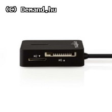 Kártyaolvasó USB Nedis Multicard CRDRU2300BK