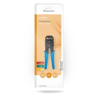 Krimpel&otilde; fog&oacute; RJ45/RJ11/RJ10 Nedis CCGP89510BU CCGP89510BU