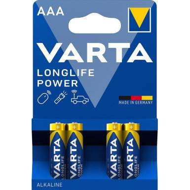 VARTA Longlife Power (High Energy) AAA micro ceruza LR03 4db VAR-4903 VARTA Longlife Power (High Energy) AAA micro ceruza LR03 4db VAR-4903