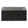 DELOCK USB 3.1 Type-C Docking Station 2x SATA HDD/SSD, klónozás funkció 63957