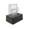 DELOCK USB 3.1 Type-C Docking Station 2x SATA HDD/SSD, klónozás funkció 63957