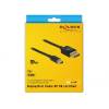 Delock cable Displayport (M) -> Displayport mini (M) v1.4 8K 2m black 84928