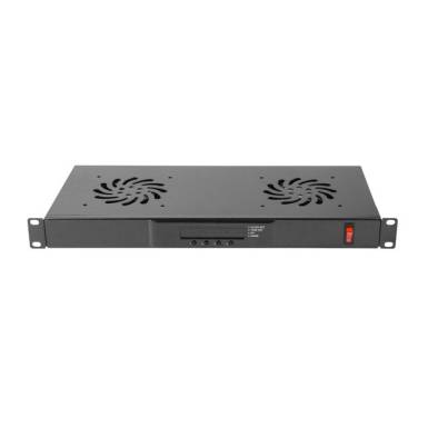 Lanberg 19'' Fan Unit / Ventilation Panel With LCD 2 Fans + Thermostat 230V AK-1502-B Lanberg 19'' Fan Unit / Ventilation Panel With LCD 2 Fans + Thermostat 230V AK-1502-B