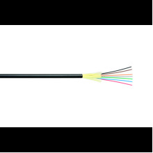 NIKOMAX Optikai kül/beltéri kábel, SM 9/125 OS2, 12 szálas tight buffered, LSZH , Eca, - Méterre NKL-F-012S9K-00U-BK