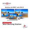 CLUB3D SenseVision USB 3.0 4K UHD Mini Docking Station CSV-3104D