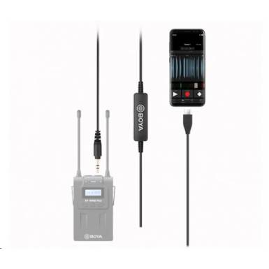 BOYA 35C-USB C 3,5mm Mini Jack -> USB C átalakító BOYA 35C-USB C 3,5mm Mini Jack -> USB C átalakító