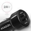 AXAGON PWC-5V5 2.4A + 2.4A Car Charger Black PWC-5V5