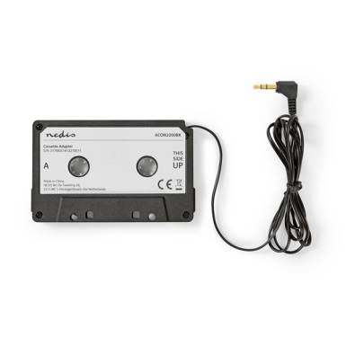 Nedis Kazettaadapter autós magnóhoz ACON2200BK Nedis Kazettaadapter autós magnóhoz ACON2200BK