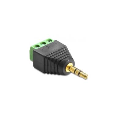 DELOCK Adapter Stereo plug 3.5 mm > Terminal Block 3 pin (65419) 65419 DELOCK Adapter Stereo plug 3.5 mm > Terminal Block 3 pin (65419) 65419