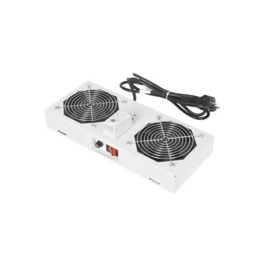 LEGRAND Evoline  tetőventil&aacute;tor+termoszt&aacute;t k&eacute;szlet 2 ventil&aacute;toros fali szekr&eacute;nyhez EC2VW