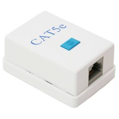 VEZ UTP Fali aljzat + csatlakozó doboz 1-es RJ45 05384 VEZ UTP Fali aljzat + csatlakozó doboz 1-es RJ45 05384