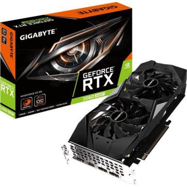 Gigabyte GeForce RTX 2060 SUPER WINDFORCE 2X 8G, 8GB GDDR6, 3xDP, HDMI GV-N206SWF2OC-8GD