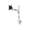 Multibrackets asztali rögzítő Officeline Single I dönthető, forgatható konzol, 15" - 30", fehér 7350073735167