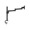 Multibrackets asztali rögzítő Officeline Single II, dönthető, forgatható konzol, 15" - 30", fekete 7350073735846