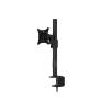 Multibrackets asztali rögzítő Officeline Single, dönthető, forgatható konzol, 15" - 30", fekete 7350073735822