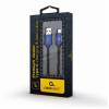 Gembird Premium jeans (denim) Type-C USB cable with metal connectors, 1m, blue CC-USB2J-AMCM-1M-BL