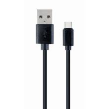 Gembird USB 2.0 AM to Type-C cable (AM/CM), 1m, black CC-USB2-AMCM-1M