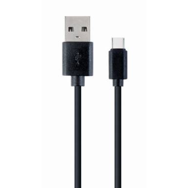 Gembird USB 2.0 AM to Type-C cable (AM/CM), 1m, black CC-USB2-AMCM-1M Gembird USB 2.0 AM to Type-C cable (AM/CM), 1m, black CC-USB2-AMCM-1M