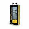 Gembird Premium rubber Micro-USB charging and data cable, 2m, black CC-USB2R-AMmBM-2M