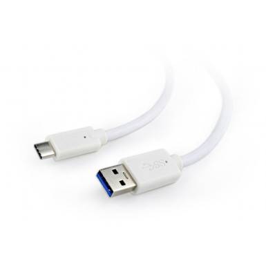 Gembird Type-C charging and data cable, 1m, white CC-USB2P-AMCM-1M-W Gembird Type-C charging and data cable, 1m, white CC-USB2P-AMCM-1M-W
