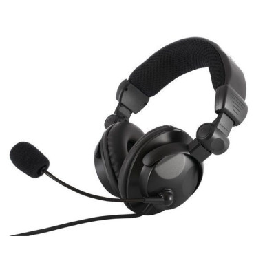 MODECOM MC-826 HUNTER mikrofonos fejhallgató, fekete S-MC-826-HUNTER