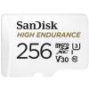 Sandisk 256GB microSDXC High Endurance CL10 U3 V30 + adapterrel SDSQQNR-256G / 183568