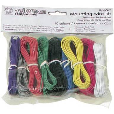 Huzal 1 x 0.20 mm? Tarka Velleman K/MOWM 1 készlet Huzal 1 x 0.20 mm? Tarka Velleman K/MOWM 1 készlet