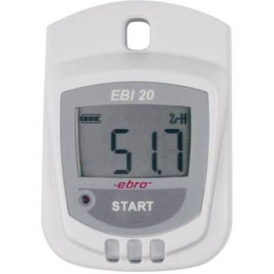 USB-s kl&iacute;ma adatgyűjtő, hőm&eacute;rs&eacute;klet &eacute;s l&eacute;gnedvess&eacute;g adatgyűjtő -30 - +60 &deg;C 0 - 100 % rF ebro EBI 20-TH1