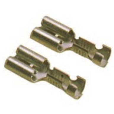 Csúszósarus hüvely Bepattanóval Dugasz szélesség: 6.3 mm Dugaszolási vastagság: 0.8 mm 180 ° Szigetelés nélkül LAPP 63501010 100 db Csúszósarus hüvely Bepattanóval Dugasz szélesség: 6.3 mm Dugaszolási vastagság: 0.8 mm 180 ° Szigetelés nélkül LAPP 63501010 100 db