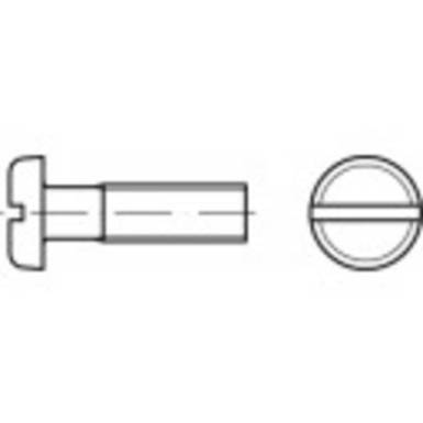 TOOLCRAFT 104489 Laposfejű csavarok M3 12 mm Egyeneshornyú DIN 85 Acél Galvanikusan cinkezett 200 db TOOLCRAFT 104489 Laposfejű csavarok M3 12 mm Egyeneshornyú DIN 85 Acél Galvanikusan cinkezett 200 db
