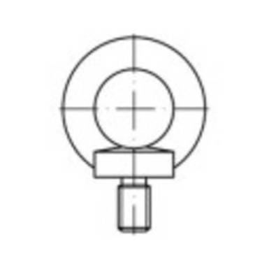 TOOLCRAFT 1061333 Gyűrű csavarok M8 DIN 580 Nemesacél A2 1 db TOOLCRAFT 1061333 Gyűrű csavarok M8 DIN 580 Nemesacél A2 1 db