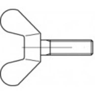 TOOLCRAFT 106344 Szárnyas csavarok M6 16 mm DIN 316 Temperöntvény Galvanikusan cinkezett 100 db TOOLCRAFT 106344 Szárnyas csavarok M6 16 mm DIN 316 Temperöntvény Galvanikusan cinkezett 100 db