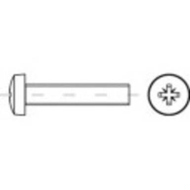 TOOLCRAFT 1068590 Csavarok M1.6 3 mm Kereszthorny&uacute; Pozidriv DIN 7985 Nemesac&eacute;l A2 1000 db