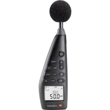 testo Zajszintmérő 816-1 30 - 130 dB 20 Hz - 8000 Hz Kalibrált Gyári standard (tanusítvány nélkül) testo Zajszintmérő 816-1 30 - 130 dB 20 Hz - 8000 Hz Kalibrált Gyári standard (tanusítvány nélkül)
