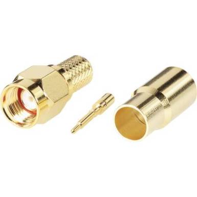 SMA csatlakozó Dugó, egyenes 50 Ohm BKL Electronic 0409090 1 db SMA csatlakozó Dugó, egyenes 50 Ohm BKL Electronic 0409090 1 db