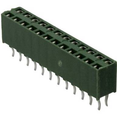 TE Connectivity Hüvelysor (standard) AMPMODU HV-100 Pólusok száma 10 Raszterméret: 2.54 mm 215307-5 1 db TE Connectivity Hüvelysor (standard) AMPMODU HV-100 Pólusok száma 10 Raszterméret: 2.54 mm 215307-5 1 db